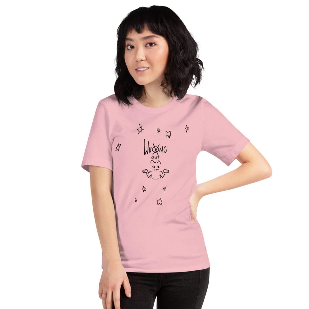 Woke Millennial Clothing Co unisex staple t shirt pink front 63800ec1a038f