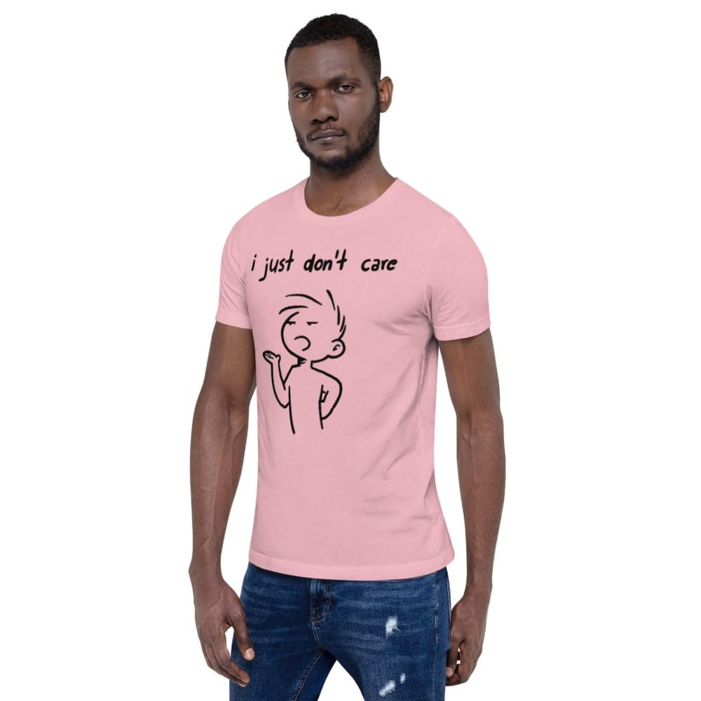 Woke Millennial Clothing Co unisex staple t shirt pink left front 63800a62d1c5d