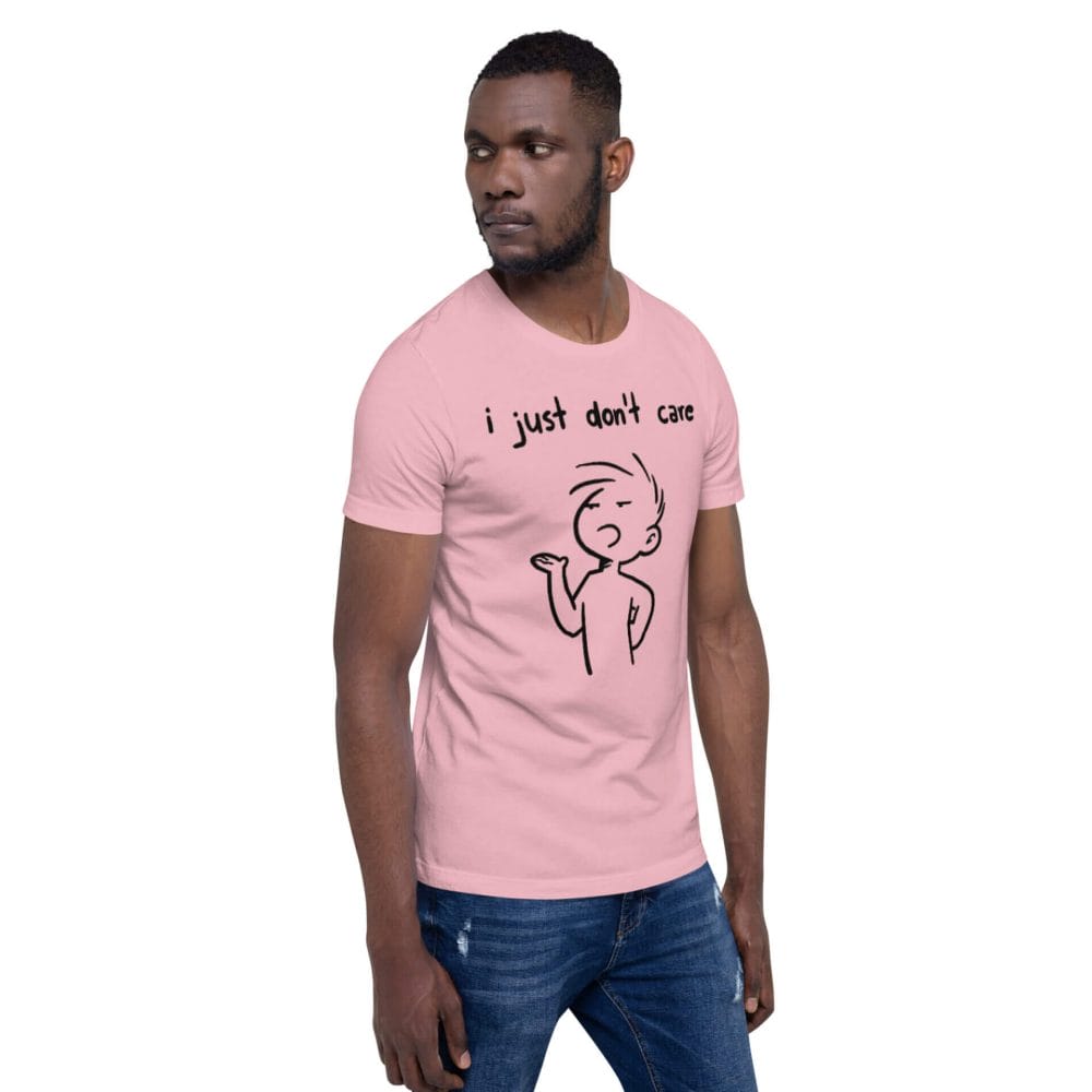 Woke Millennial Clothing Co unisex staple t shirt pink right front 63800a62d1eca