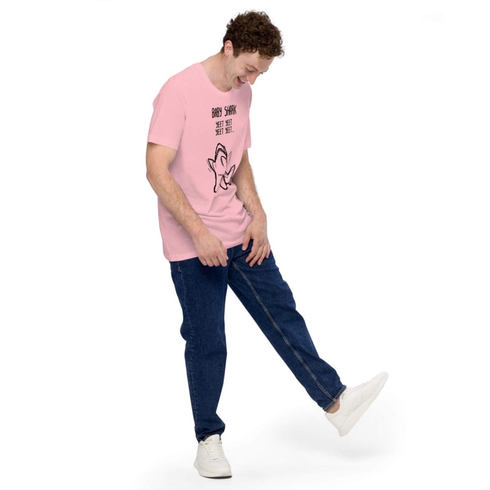 Woke Millennial Clothing Co unisex staple t shirt pink right front 63800b6202f67