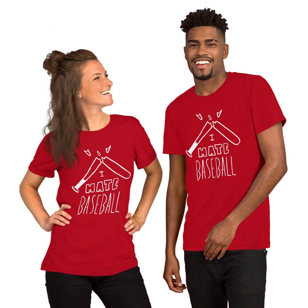 Woke Millennial Clothing Co unisex staple t shirt red front 6377cb9d02385
