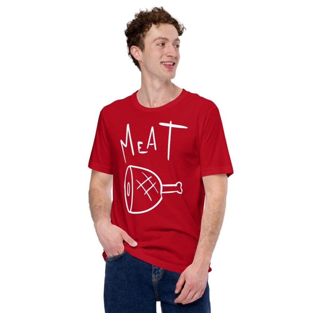 Woke Millennial Clothing Co unisex staple t shirt red front 63800da9b5491