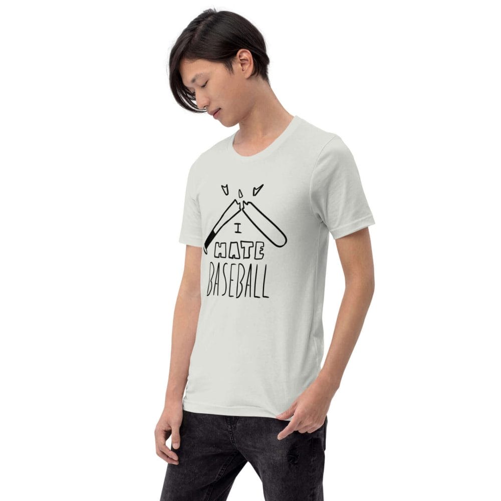 Woke Millennial Clothing Co unisex staple t shirt silver left front 6377cb2a0c716