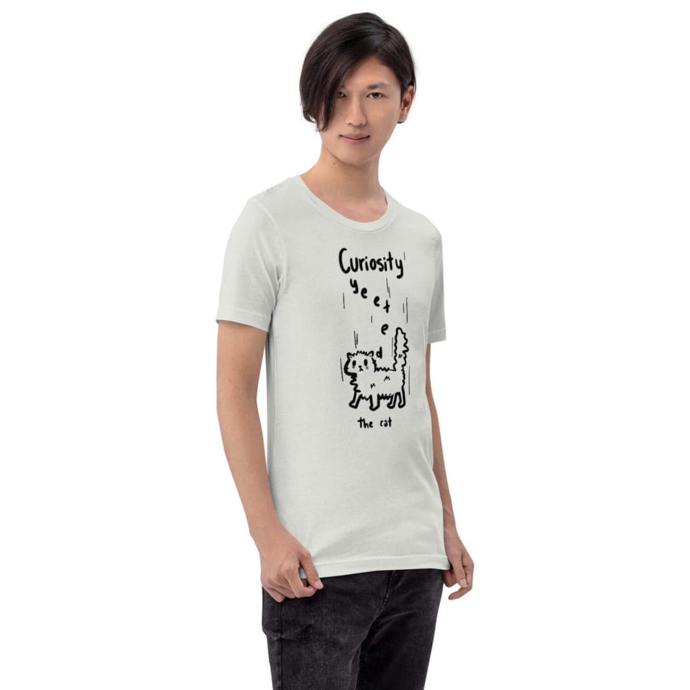 Woke Millennial Clothing Co unisex staple t shirt silver right front 6380024d8b441