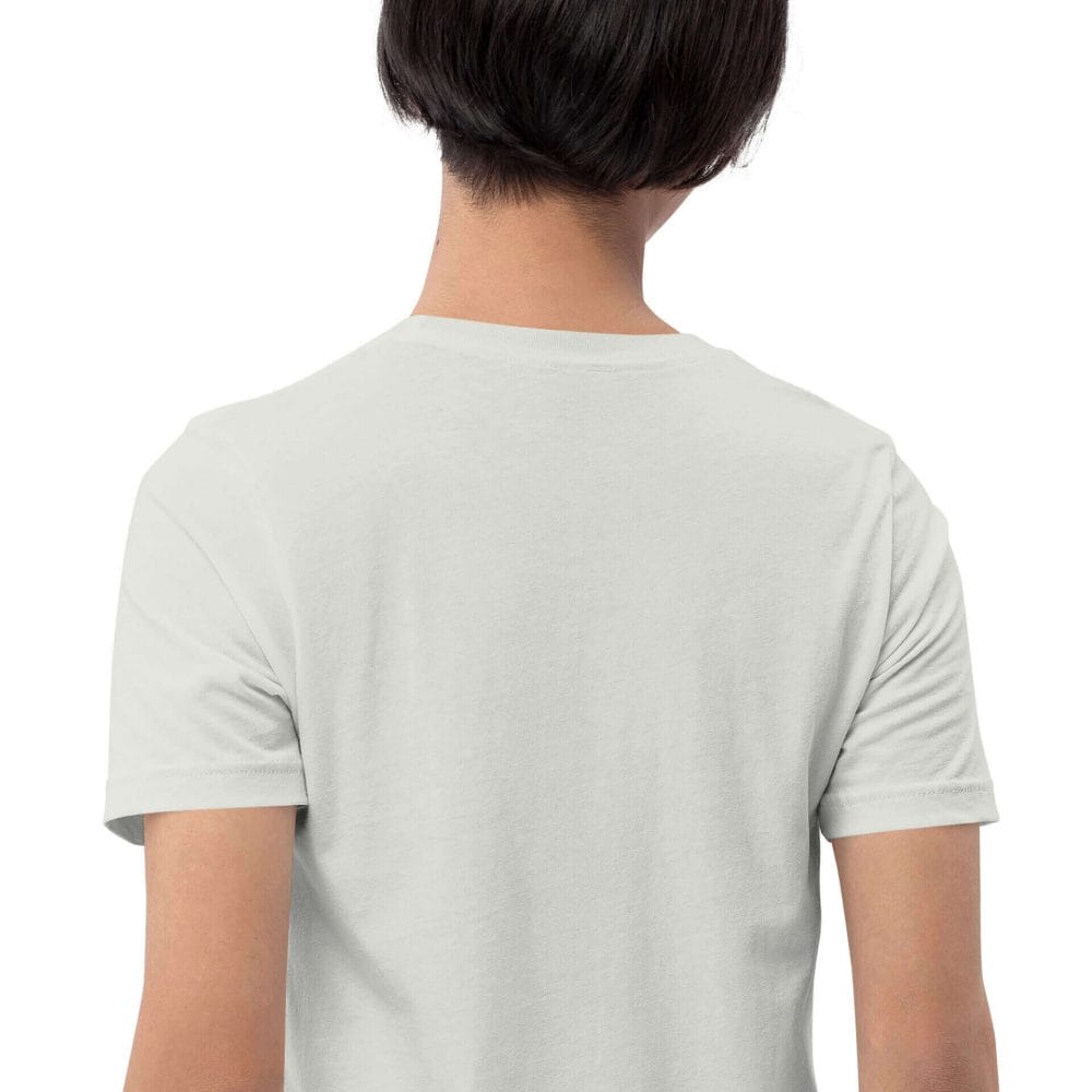 Woke Millennial Clothing Co unisex staple t shirt silver zoomed in 6377cb2a07e35