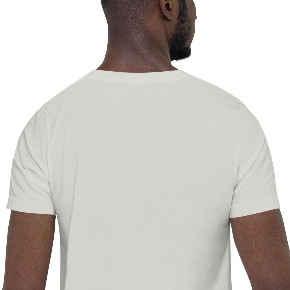 Woke Millennial Clothing Co unisex staple t shirt silver zoomed in 6377d47ef0bde