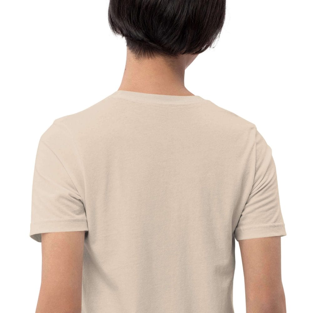 Woke Millennial Clothing Co unisex staple t shirt soft cream zoomed in 6377cb29c9e0c