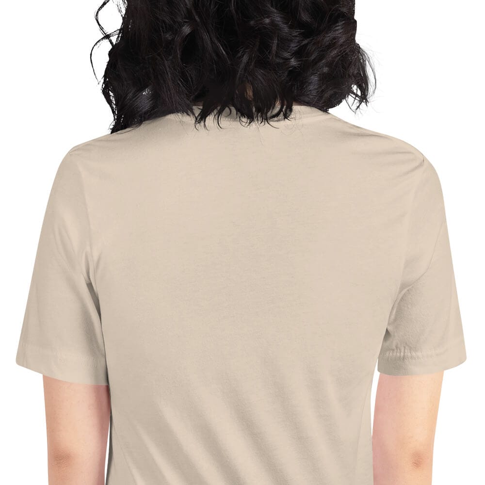 Woke Millennial Clothing Co unisex staple t shirt soft cream zoomed in 638002c10dcbb