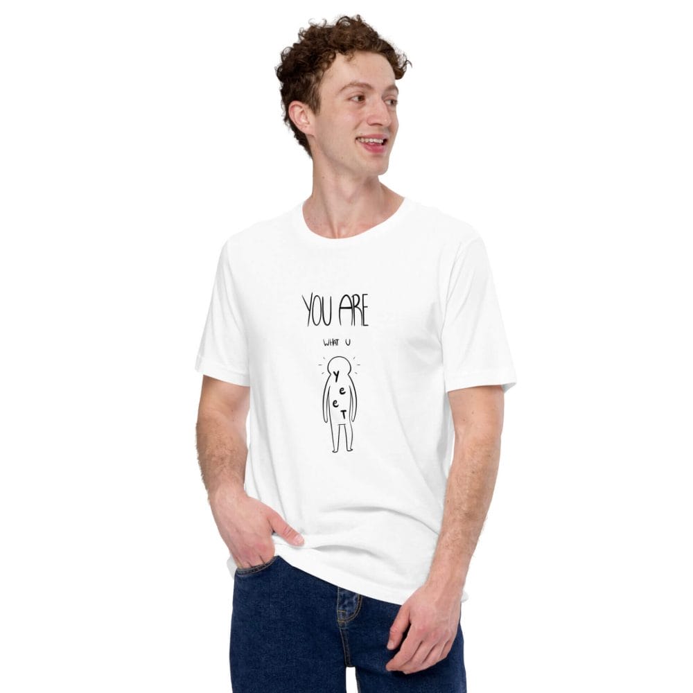 Woke Millennial Clothing Co unisex staple t shirt white front 63800f4322c78