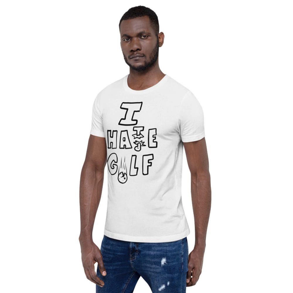 Woke Millennial Clothing Co unisex staple t shirt white left front 6377d47f14b3a