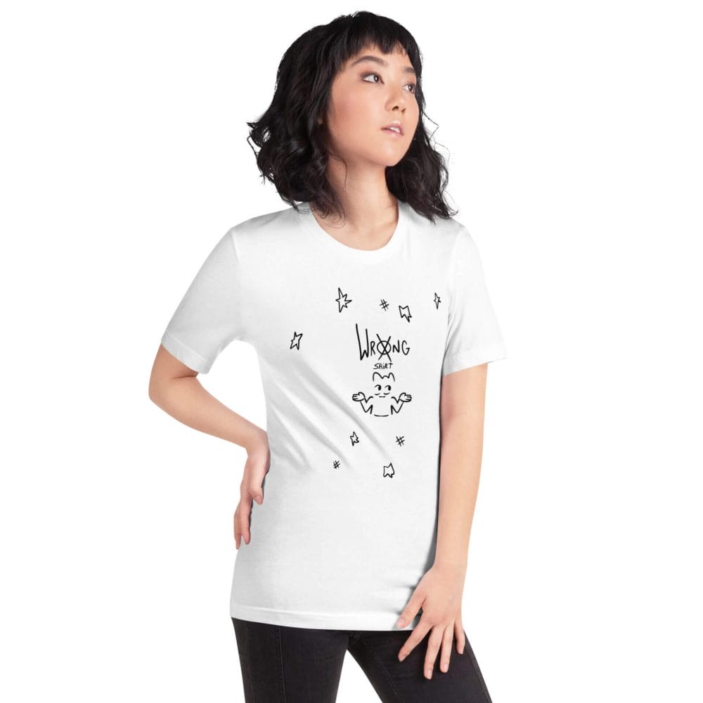Woke Millennial Clothing Co unisex staple t shirt white right front 63800ec20d48e
