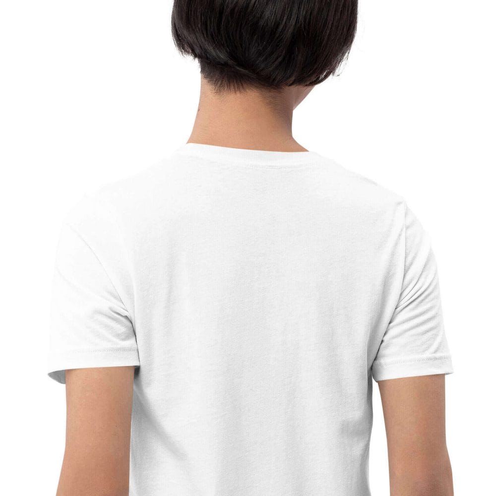 Woke Millennial Clothing Co unisex staple t shirt white zoomed in 6377cb2a3e286