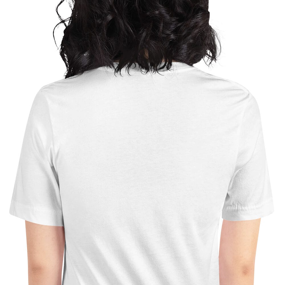 Woke Millennial Clothing Co unisex staple t shirt white zoomed in 638002c13ad45