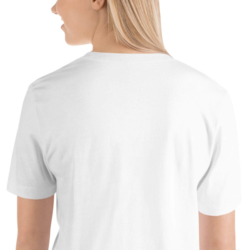 Woke Millennial Clothing Co unisex staple t shirt white zoomed in 638004f1533c5