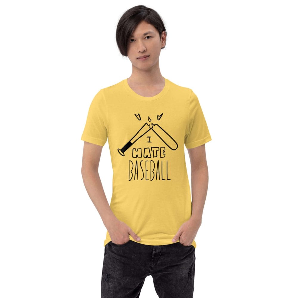 Woke Millennial Clothing Co unisex staple t shirt yellow front 6377cb29cec52