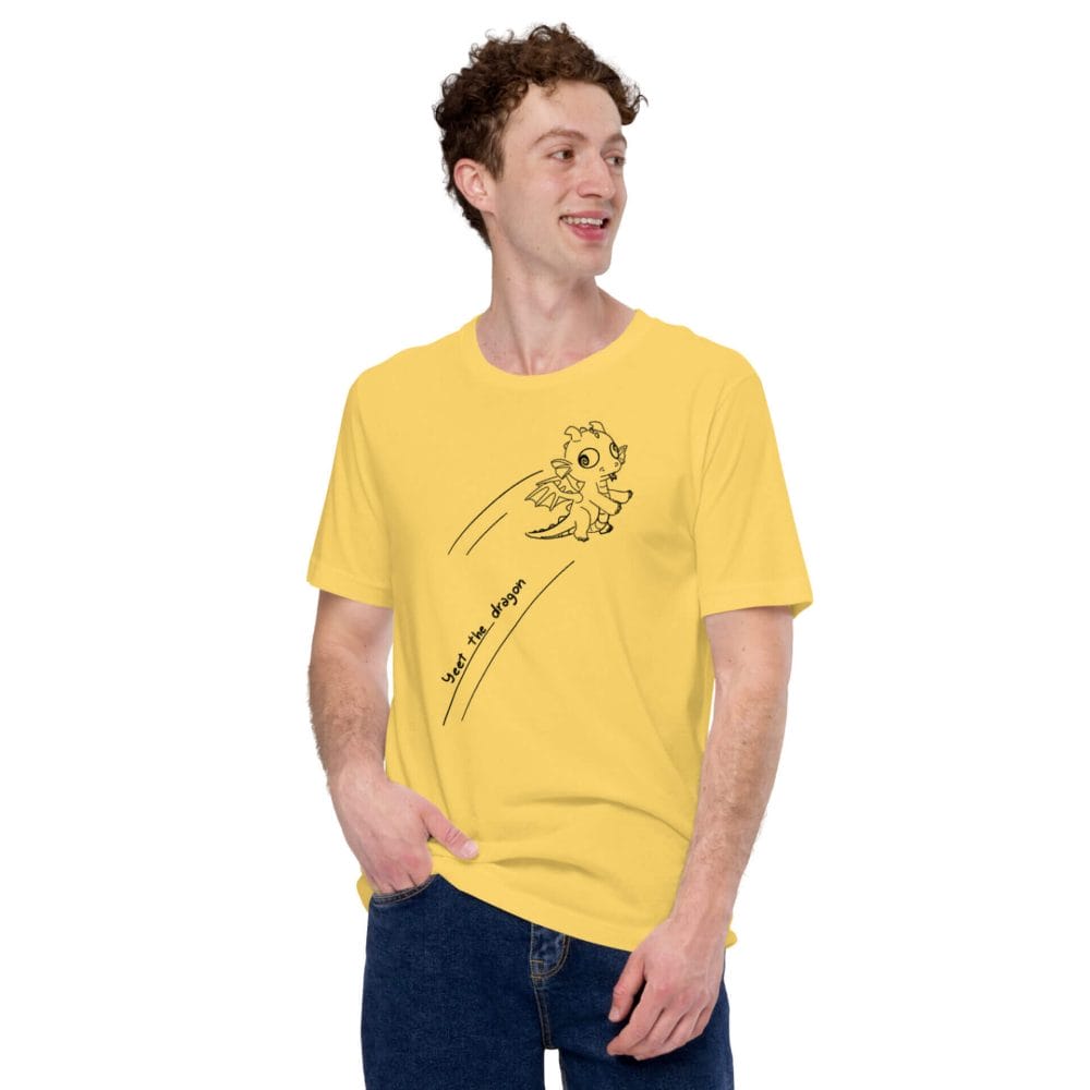 Woke Millennial Clothing Co unisex staple t shirt yellow front 63800c688d3f5