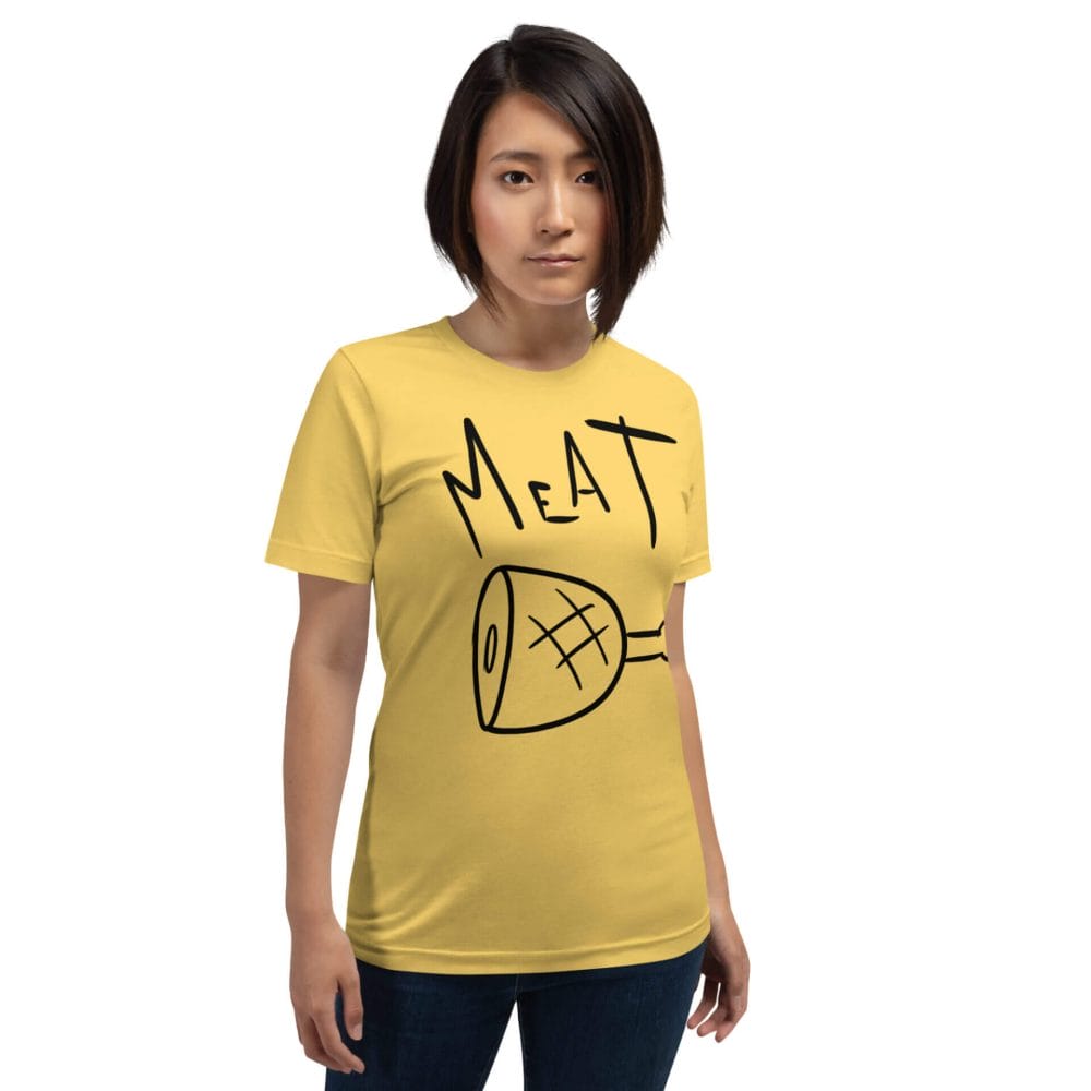 Woke Millennial Clothing Co unisex staple t shirt yellow front 63800d1d47c67