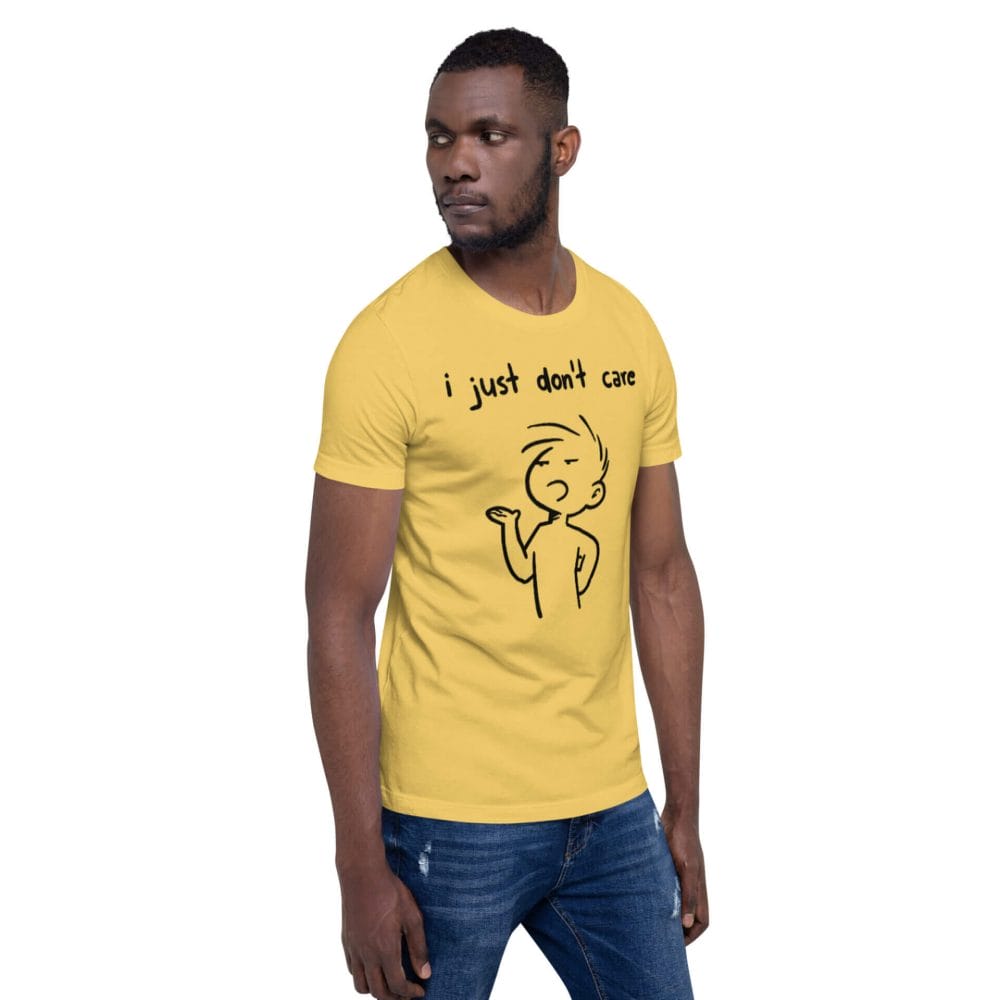 Woke Millennial Clothing Co unisex staple t shirt yellow right front 63800a62e1e01